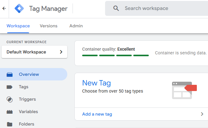 Google Tag Manager asennus Google Ads ja Google Analytics GA4